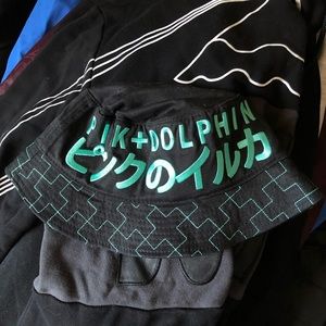 Pink Dolphin Katakana bucket hat